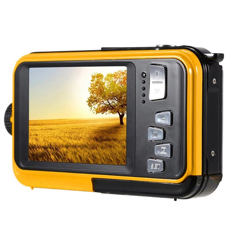 Underwater Camera - ABJF-Self-Timer onderwatercamera 16X dubbel scherm waterdichte