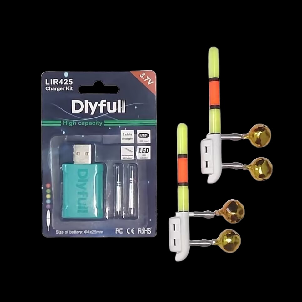 Fish Finder Battery - 5-delige set inclusief 2 stuks beetindicatoren
