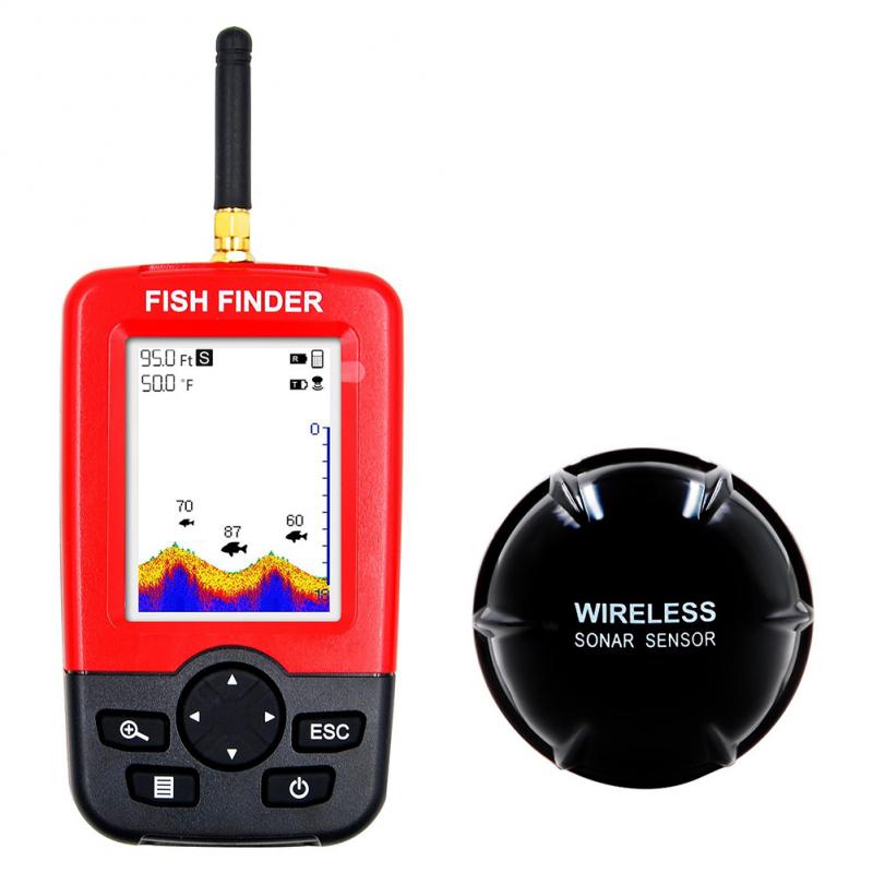 Draagbare dieptemeter met 100M - Fish Finder Portable recensie en prijs