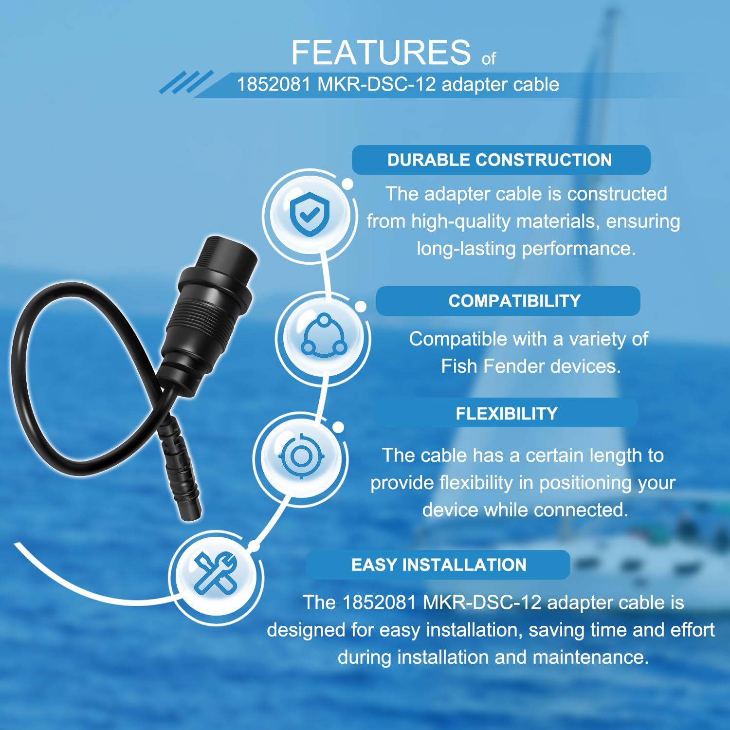 1852081   MKR-DSC-12 Adapterka - Fish Finder Cable recensie en prijs